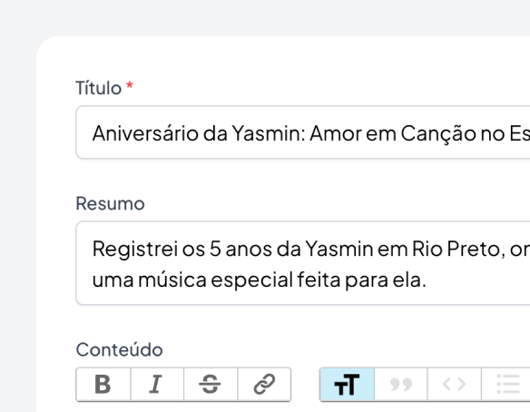 Blog próprio no seu site