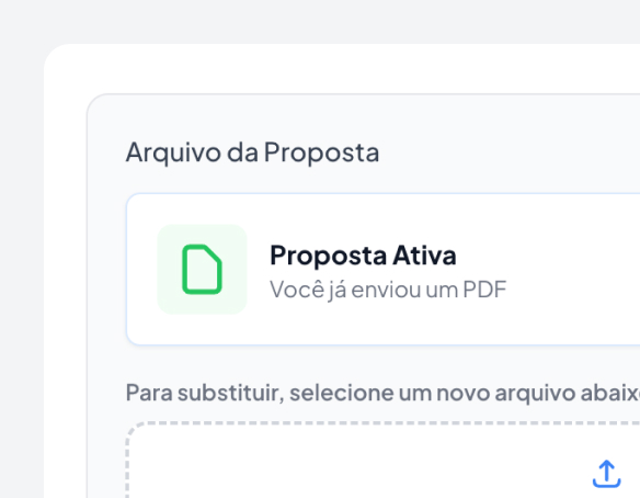 Proposta PDF com tagueamento de Pixel Meta Ads