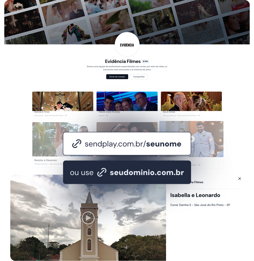 Página de Perfil SendPlay